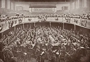 A Trades Union Congress at Huddersfield (b/w photo) A Trades Union Congress at Huddersfield (b/w photo)