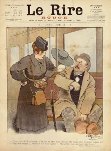 The Train Conductor, cartoon from Le Rire Rouge , 27 November The Train Conductor, cartoon from Le Rire Rouge , 27 November