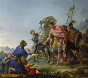 Trajan (53-117) Showing Mercy, 1765 (oil on canvas) Trajan (53-117) Showing Mercy, 1765 (oil on canvas)