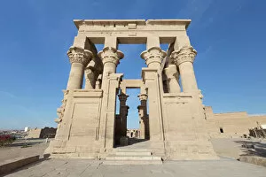 Aswan Collection: Trajan kiosk, Philae temple, Aswan, Egypt