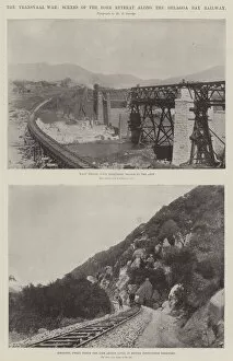 Maputo Collection: The Transvaal War, Scenes of the Boer Retreat along the Delagoa Bay Railway (b / w photo)