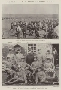 The Transvaal War, Troops on Active Service (b/w photo) The Transvaal War, Troops on Active Service (b/w photo)