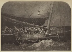 Trawling in the North Sea at Night (engraving) Trawling in the North Sea at Night (engraving)