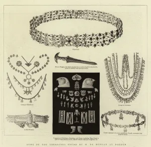 Some of the Treasures found by M de Morgan at Dashur (litho) Some of the Treasures found by M de Morgan at Dashur (litho)