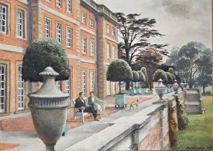 Trent Park, Signed and dated lower right Rex Whistler, 1934 (oil on canvas board) Trent Park, Signed and dated lower right Rex Whistler, 1934 (oil on canvas board)