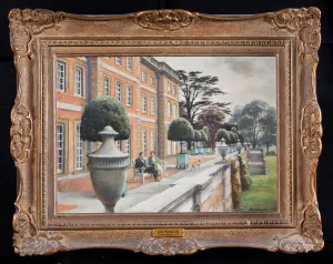 Trent Park, Signed and dated lower right Rex Whistler, 1934 (oil on canvas board) Trent Park, Signed and dated lower right Rex Whistler, 1934 (oil on canvas board)