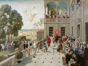 Trial Scene from The Merchant of Venice, 1925 (oil on canvas) Trial Scene from The Merchant of Venice, 1925 (oil on canvas)