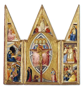 The Trinity and the Crucifixion with Scenes from the Life of Christ, c The Trinity and the Crucifixion with Scenes from the Life of Christ, c