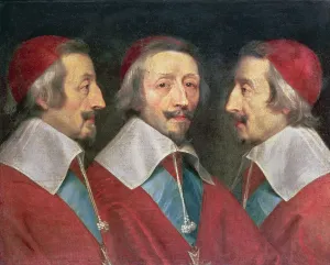Triple Portrait of the Head of Richelieu, 1642 (oil on canvas) Triple Portrait of the Head of Richelieu, 1642 (oil on canvas)