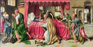 Triptych with the Death of the Virgin, 1515 (oil on panel) Triptych with the Death of the Virgin, 1515 (oil on panel)