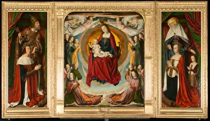 Triptych of the master of Moulins, 1502 (tgempera on wood) Triptych of the master of Moulins, 1502 (tgempera on wood)