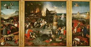 Triptych: The Temptation of St. Anthony (oil on panel) Triptych: The Temptation of St. Anthony (oil on panel)
