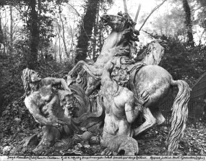 Tritons grooming two horses of the sun in the grove of the Baths of Apollo, c Tritons grooming two horses of the sun in the grove of the Baths of Apollo, c