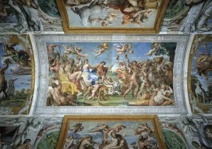 Triumph of Bacchus and Ariadne, detail from the Farnese Ceiling (fresco) Triumph of Bacchus and Ariadne, detail from the Farnese Ceiling (fresco)