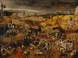 Kindling Gallery: The Triumph of Death, c.1608 (oil on oak)