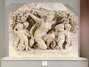 Triumph of Flora, relief taken from the facade of the Flora Pavilion of the Louvre Palace Triumph of Flora, relief taken from the facade of the Flora Pavilion of the Louvre Palace