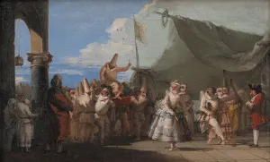 The Triumph of Pulcinella, 1753-54 (oil on canvas) The Triumph of Pulcinella, 1753-54 (oil on canvas)