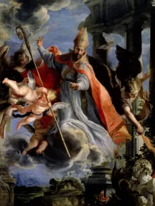 The Triumph of St. Augustine (354-430) 1664 (oil on canvas) The Triumph of St. Augustine (354-430) 1664 (oil on canvas)