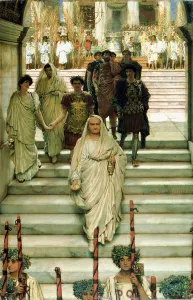 The Triumph of Titus: The Flavians, 1885 (oil on panel) The Triumph of Titus: The Flavians, 1885 (oil on panel)