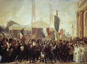 Triumphant Entrance of Prince President Louis Napoleon Bonaparte (1808-1873 Triumphant Entrance of Prince President Louis Napoleon Bonaparte (1808-1873