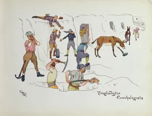Troglodytic Conchologists, from The Leaguer of Ladysmith, 1900 (colour litho) Troglodytic Conchologists, from The Leaguer of Ladysmith, 1900 (colour litho)