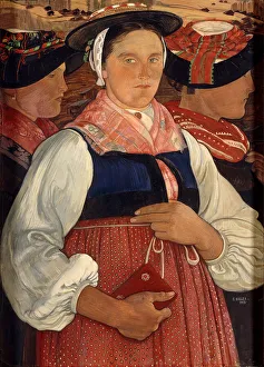 Similarity Gallery: Trois Valaisannes, 1923 (tempera on cardboard)