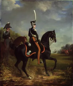 Tsar Nicholas I of Russia, when Grand Duke, riding in Hyde Park (oil on canvas) Tsar Nicholas I of Russia, when Grand Duke, riding in Hyde Park (oil on canvas)