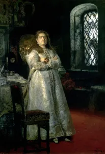 Tsarevna Sophia Alexeevna (1657-1704) in the Novodevitchy Convent, 1879 (oil on canvas) Tsarevna Sophia Alexeevna (1657-1704) in the Novodevitchy Convent, 1879 (oil on canvas)