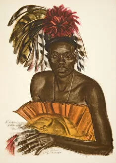 Alexander Yakovlev Gallery: Tuba, chef Matchaga (Niangara (haut Ouelle), from Dessins et Peintures d Afrique