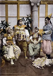 Tunisian woman. Ancient costumes. 19th century photography Tunisian woman. Ancient costumes. 19th century photography