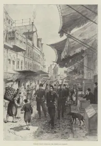 Turkish Police patrolling the Streets of Stamboul (litho) Turkish Police patrolling the Streets of Stamboul (litho)