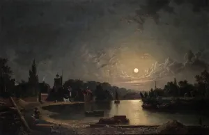 Twickenham by Moonlight, 1835 (oil on canvas) Twickenham by Moonlight, 1835 (oil on canvas)