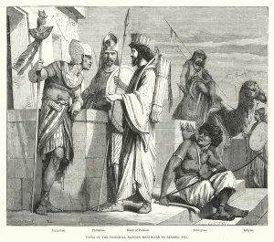 Types of the Principal Nations mentioned in Ezekiel XXX (engraving) Types of the Principal Nations mentioned in Ezekiel XXX (engraving)
