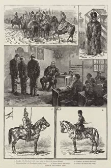 Types of the Russian Army (engraving)