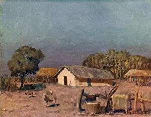 Rancho Gallery: Typical rancho, 1914 (colour litho)