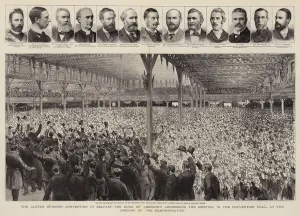 The Ulster Unionist Convention in Belfast, the Duke of Abercorn addressing the Meeting in the Convention Hall The Ulster Unionist Convention in Belfast, the Duke of Abercorn addressing the Meeting in the Convention Hall