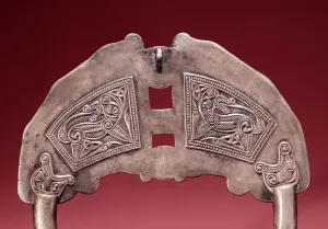 Detail of the underside of the Killamery Brooch, Killamery, County Kilkenny Detail of the underside of the Killamery Brooch, Killamery, County Kilkenny