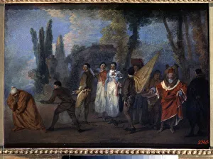 Medical Science Gallery: Une satire des medecins (A satire on physicians). Peinture de Jean Antoine Watteau (1684-1721)