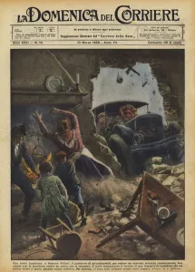 Car Motor Gallery: An unexpected visit (Colour Litho)