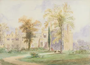 An unidentified Gothic Mansion (w/c and pen & ink, with bodycolour and graphite dn paper) An unidentified Gothic Mansion (w/c and pen & ink, with bodycolour and graphite dn paper)