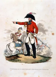 Uniform of a Lieutenant General of Cavalry, from Costumes of the Army of the British Uniform of a Lieutenant General of Cavalry, from Costumes of the Army of the British