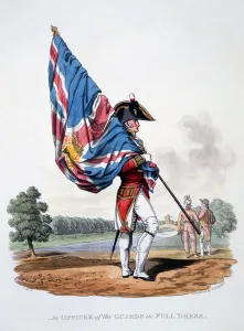 Uniform of an Officer of the Guards in Full Dress with Colours Uniform of an Officer of the Guards in Full Dress with Colours