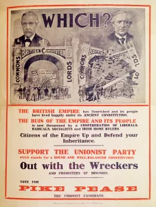 Unionist Party Poster for the British General Election of January 1910 (colour litho) Unionist Party Poster for the British General Election of January 1910 (colour litho)
