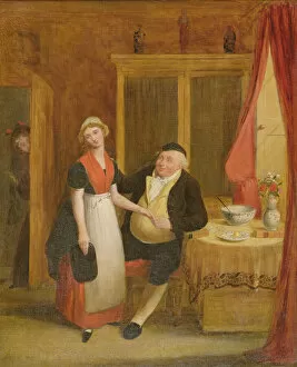 Unwelcome Attentions, 1839 (oil on canvas)