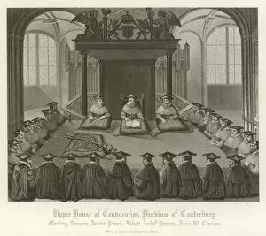 Upper House of Convocation, Province of Canterbury (engraving)