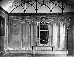 Neo-Gothic Architecture Collection: The Upstairs Drawing Room at Belhus, Essex, from England's Lost Houses by Giles Worsley (1961-2006)