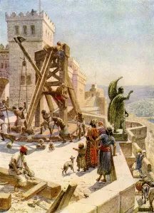 Uzziah erects engines of war on the walls - Bible Uzziah erects engines of war on the walls - Bible