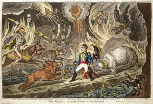 The Valley of the Shadow of Death by James Gillray, published 24 September 1808 The Valley of the Shadow of Death by James Gillray, published 24 September 1808