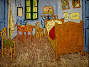Van Gogh's bedroom in Arles, 1889 (Oil on Canvas)