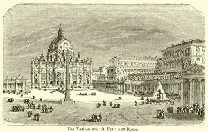 The Vatican and St Peter's at Rome (engraving) The Vatican and St Peter's at Rome (engraving)